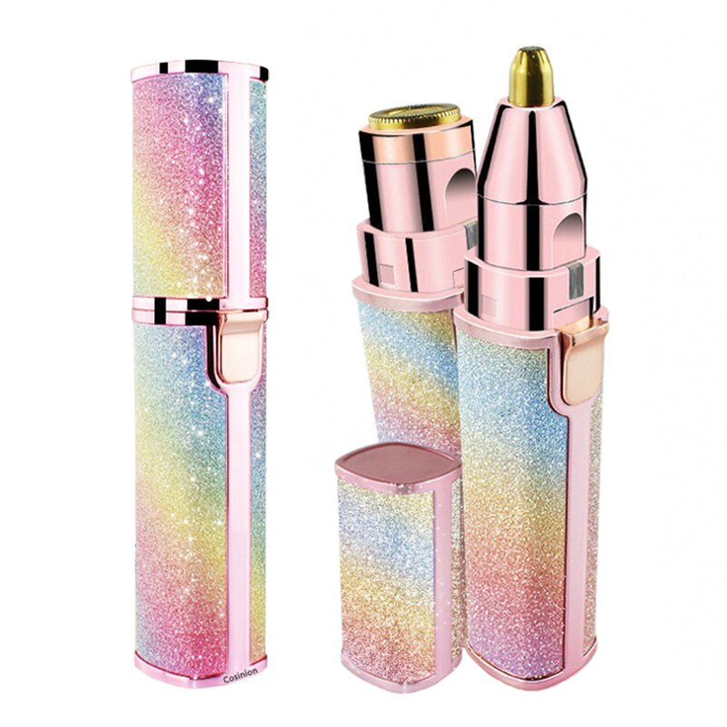 2 In 1 Battery Operated Eyebrow Trimmer Shaver for Ladies CF-001B