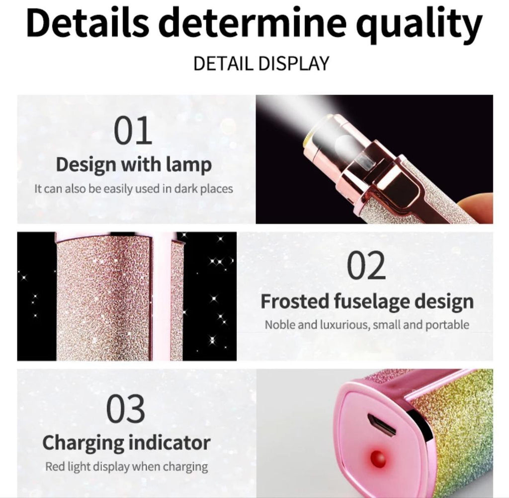 2 In 1 Battery Operated Eyebrow Trimmer Shaver for Ladies CF-001B