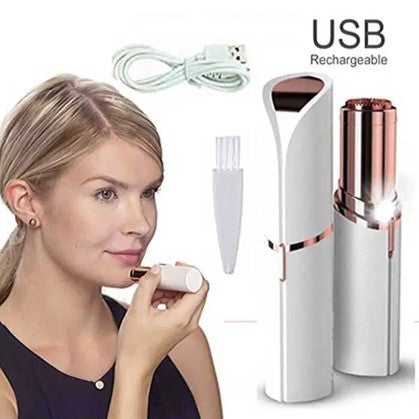 Flawless Electric Painless Facial Hair Remover Portable & rechargeable – For All Skin Types