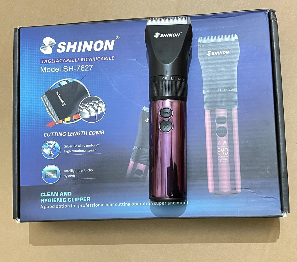 Shinon SH 7627 Hair trimmer Digital Display Hair clipper hair cutting machine